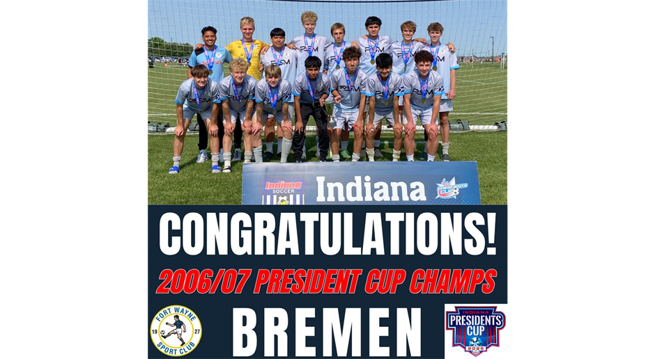 Bremen Presidents Cup State Champions